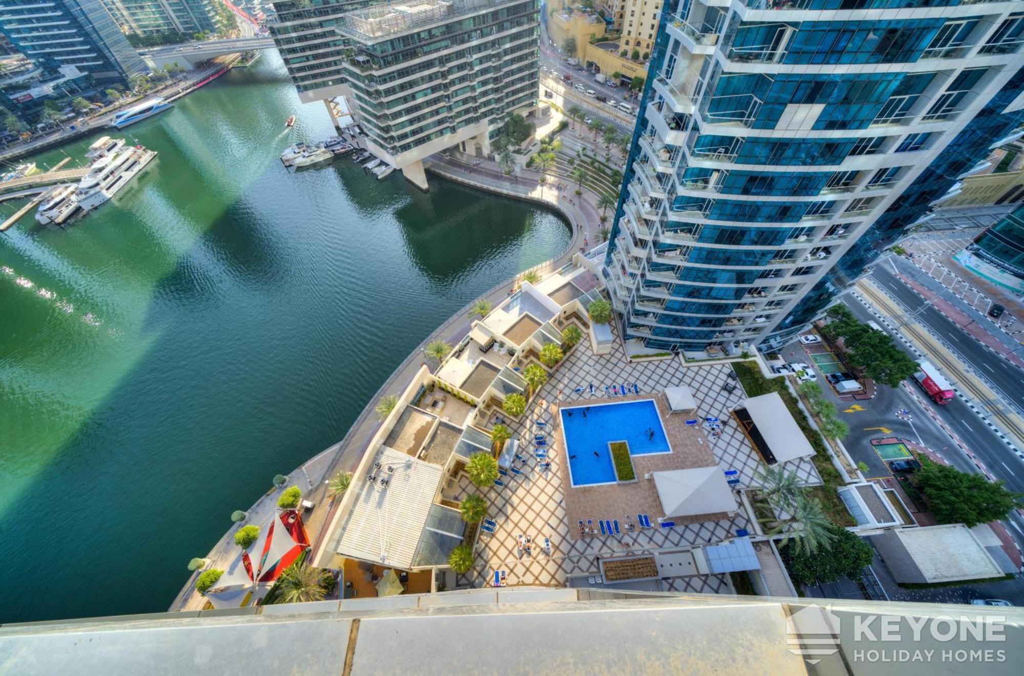 Contemporary One Bedroom With Full Marina View Dubai Eksteriør billede